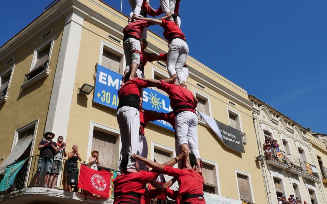 Actuacions Castelleres per la Festa Major de Vilafranca 2024