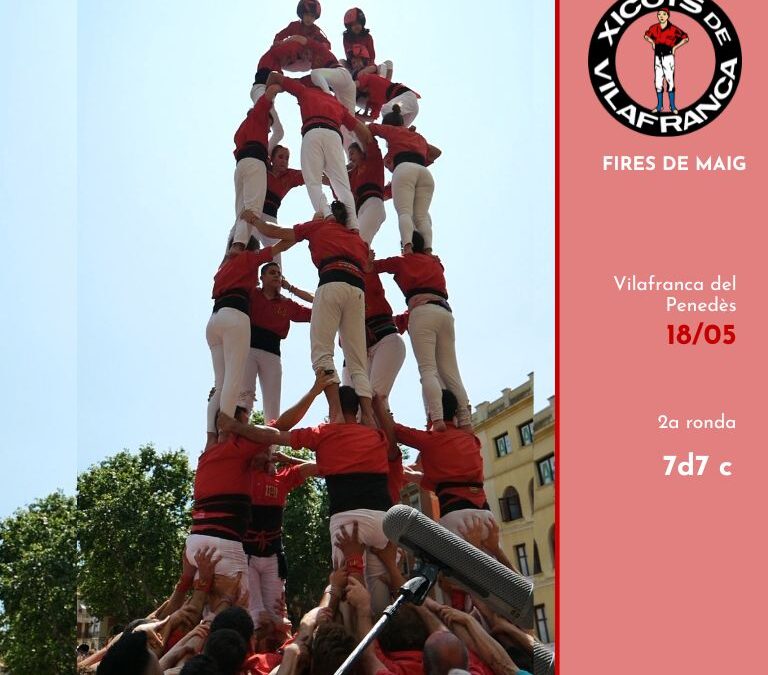 Els Xicots de Vilafranca tornen a la plaça de la Vila per la Diada de Fires de Maig