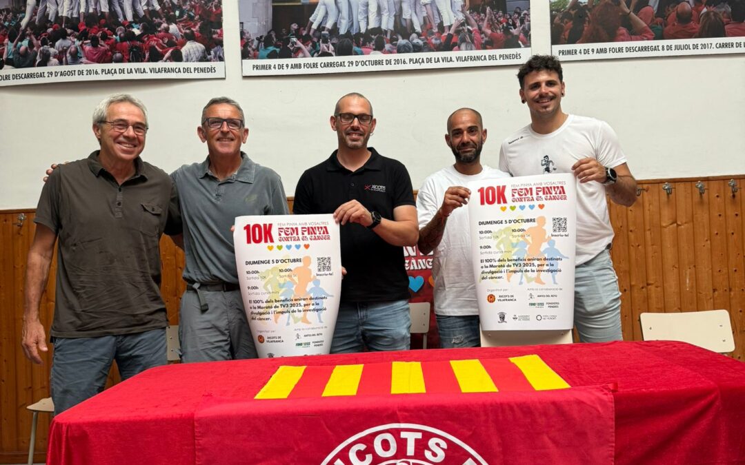 Els Xicots de Vilafranca organitzen una cursa solidària per La Marató de TV3 amb el suport de Fondistes Penedès i Antes del Reto